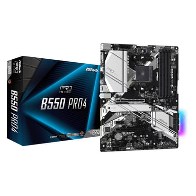 Asrock B550 Pro4 Emplacement AM4 ATX AMD B550, Vue principale