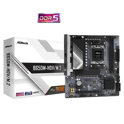 Asrock B650M-HDV/M.2 AMD B650 Emplacement AM5 micro ATX, Vue principale