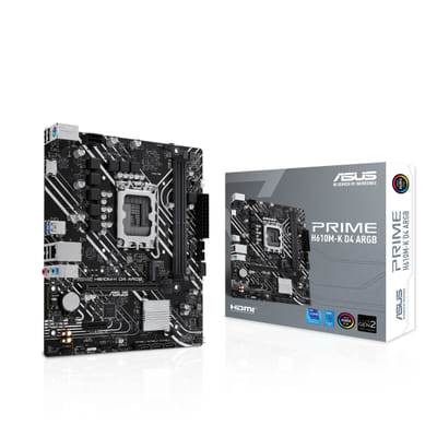 ASUS PRIME H610M-K D4 ARGB Intel H610 LGA 1700 micro ATX, Vue principale