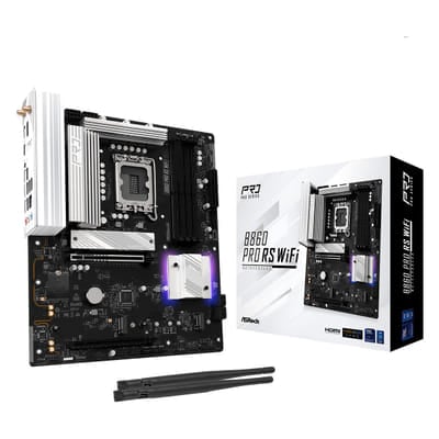Asrock B860 Pro RS WiFi Intel B860 LGA 1851 (Socket V1) ATX, Vue principale