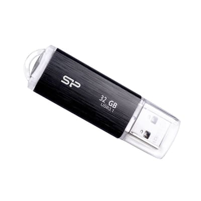 Silicon Power Blaze B02 lecteur USB flash 32 Go USB Type-A 3.2 Gen 1 (3.1 Gen 1) Noir, Vue principale