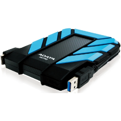 ADATA 1TB DashDrive Durable HD710 disque dur externe 1 To Noir, Bleu