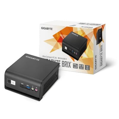 PC de Travail Barebone Gigabyte N6005 2GHz Noir, Vue principale