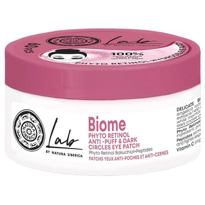 Natura Siberica Lab Biome Patchs Yeux Anti-Poches Anti-Cernes 60 Patchs, Vue principale