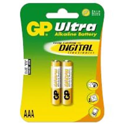 GP Batteries Ultra Alkaline 24AU-U2 AAA 1.5V Batterie à usage unique Alcaline, Vue principale