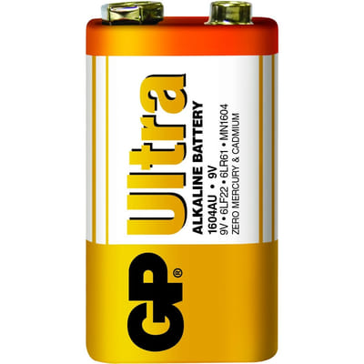 GP Batteries Ultra Alkaline 9V Batterie à usage unique Alcaline, Vue principale