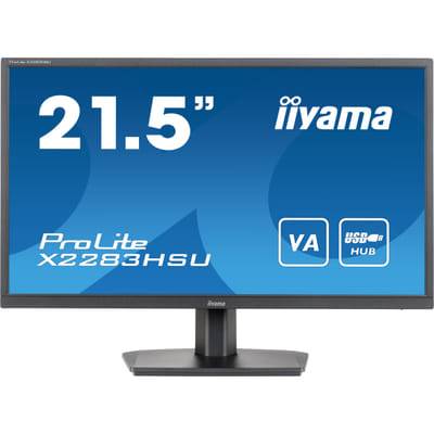 iiyama ProLite X2283HSU-B1 écran plat de PC 21.5" Full HD LCD Noir, Vue principale