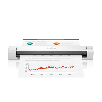 Brother DS-640 scanner Scanner portable 1200 x 1200 DPI A4 Noir, Blanc, Vue principale