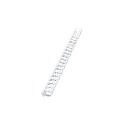 50 Reliures Spirale Plastique 28mm Blanc, Vue principale