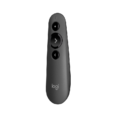 Logitech R500 Laser Presentation Remote télécommande Bluetooth/RF Graphite