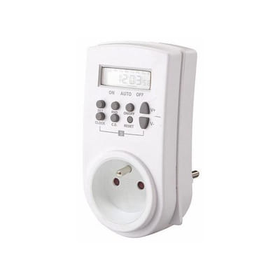 Velleman TOOL123 Blanc Programmateur hebdomadaire, Vue principale