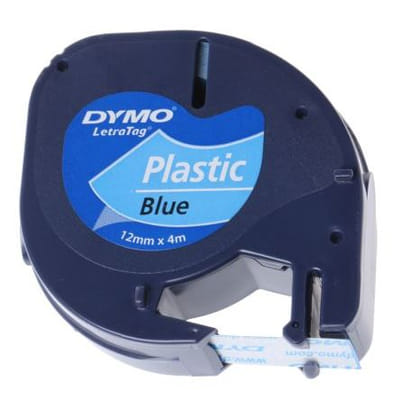 DYMO S0721650 ruban d'étiquette Noir sur bleu, Vue principale