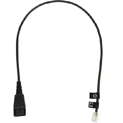Jabra 8800-00-01 câble de téléphone 0,5 m Noir (8800-00-01)