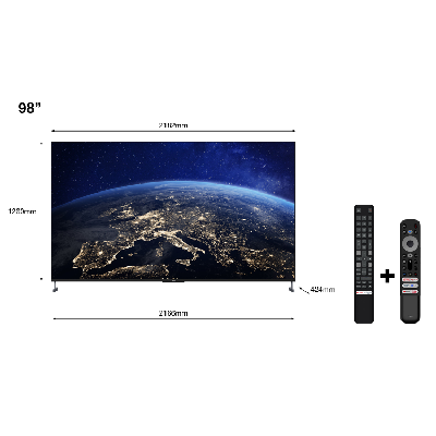 TCL C73 Series C735 2,49 m (98") 4K Ultra HD Smart TV Wifi Noir