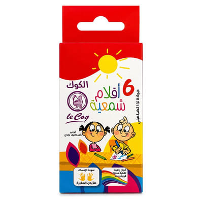 6 Crayons De Cires Le Coq 6/9, Vue principale