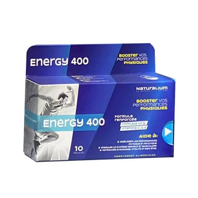 Naturalium Energy 400, 10 gélules, Vue principale