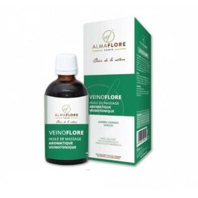 ALMAFLORE Huile de massage veinotonique 100ML, Vue principale