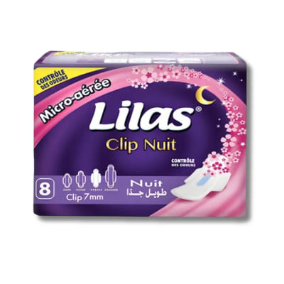 Lilas Clip Pocket Nuit 8P, Vue principale