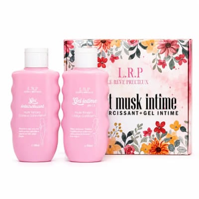 LRP - COFFRET MUSK INTIME: GEL ECLAIRCISSANT 100ML + GEL INTIME 100ML, Vue principale