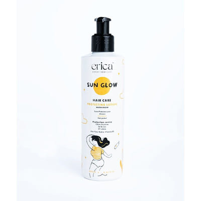 ERICA SUN GLOW ECRAN PROTECTEUR CHEVEUX SPF50 250ML, Vue principale