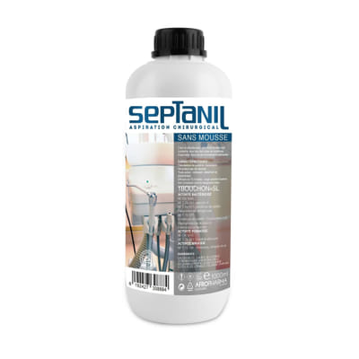 SEPTANIL DESINFECTANT CONCENTRE ASPIRATION CHIRURGICAL NON MOUSSANT 1L, Vue principale