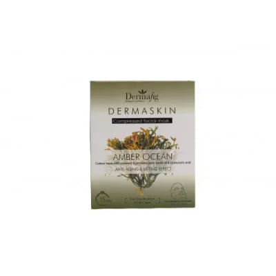 DERMAFIG DERMASKIN AMBER OCEAN MASQUE VISAGE COTON ANTI AGE&EFFET LIFTING *15, Vue principale