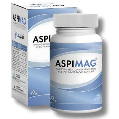 ASPIMAG MAGNESIUM 415MG GELULES B/30, Vue principale