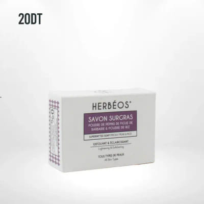 Herbéos Savon Surgras Exfoliant Eclaircissant 100gr, Vue principale