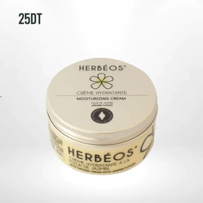 HERBÉOS Crème Hydratante Corps & Mains & Pieds À La Fleur De Jasmin 100 ml, Vue principale