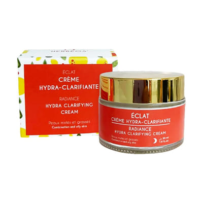 HERBÉOS Crème Hydra Clarifiante Éclat Nuit Peaux Mixtes à Grasses 50 ml, Vue principale