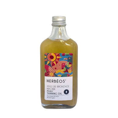 HERBÉOS Huile de Bronzage Nacrée 100ml, Vue principale