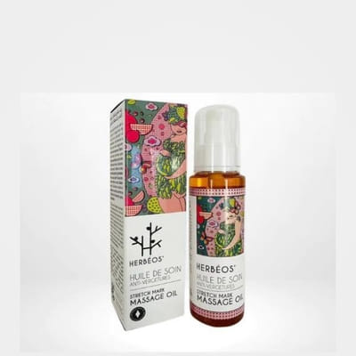 HERBÉOS Huile De Soin Anti-Vergetures 100 ml [Femmes Enceintes & Allaitantes], Vue principale