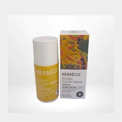 HERBÉOS Écran Solaire Minéral 5 en 1 SPF 50+ 40ml, Vue principale