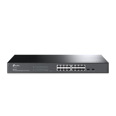 TP-Link TL-SG2218 commutateur réseau Géré L2/L2+ Gigabit Ethernet (10/100/1000) 1U Noir (TL-SG2218)