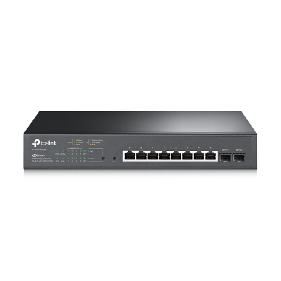 Switch Géré L2/L2+ Gigabit Ethernet PoE 10/100/1000 Mbps Noir - TP-Link TL-SG2210MP