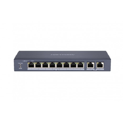 Hikvision Digital Technology DS-3E0310P-E/M commutateur réseau Non-géré L2 Fast Ethernet (10/100) Connexion Ethernet, supportant l'alimentation via ce port (PoE) Noir