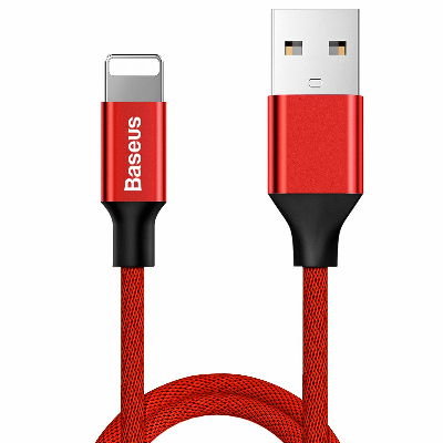 Baseus 6953156253001 câble de téléphone portable Rouge 1,2 m USB A Lightning