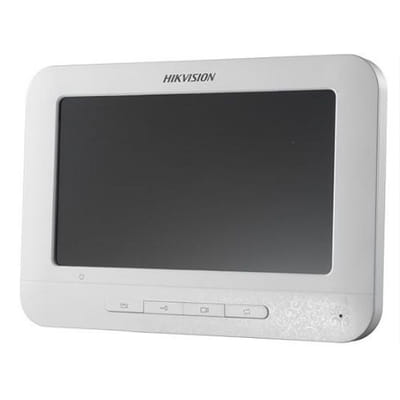 Hikvision Digital Technology DS-KIS202 système vidéophone 1 MP 17,8 cm (7") Blanc, Vue principale