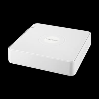 Hikvision Digital Technology DS-7104NI-Q1/4P Enregistreur vidéo sur réseau 1U Blanc, Vue principale