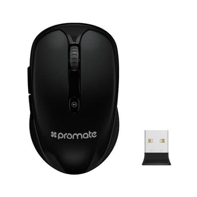 Souris Optique Sans Fil Promate Clix-4 - Noir, Vue principale