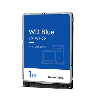 Western Digital Blue 2.5" 1000 Go Série ATA III (WD10SPZX), Vue principale