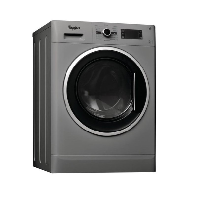 Machine à laver WHIRLPOOL Fresh Care 1200tr/min 6ème Sens 8Kg (FWG81284SBS-NA) - Silver