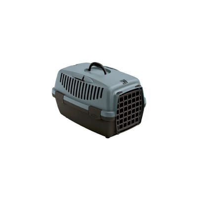 GULLIVER 2 CAGE DE TRANSPORT PORTE PLASTIQUE GRIS, Vue principale