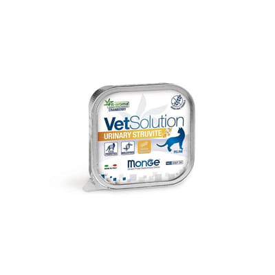 MONGE VETSOLUTION CAT URINARY STRUVITE 100G, Vue principale