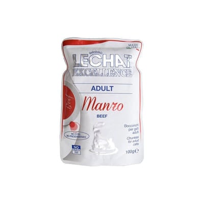 Pochon LECHAT Excellence Pour Chats Adulte Au Bœuf - 100 gr, Vue principale