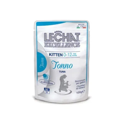 Pochon LECHAT Excellence Pour Chaton Mouillé au Thon - 100 gr, Vue principale