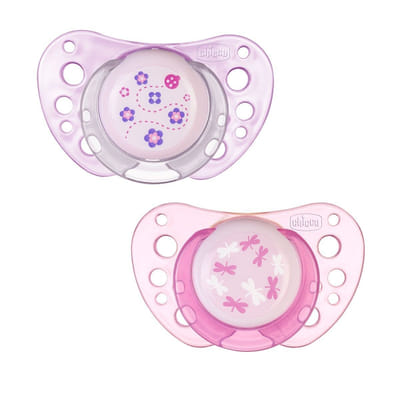 Chicco 00075021110000 tétine pour bébé Tétine pour bébé classique Orthodontique Caoutchouc Rose, Vue principale