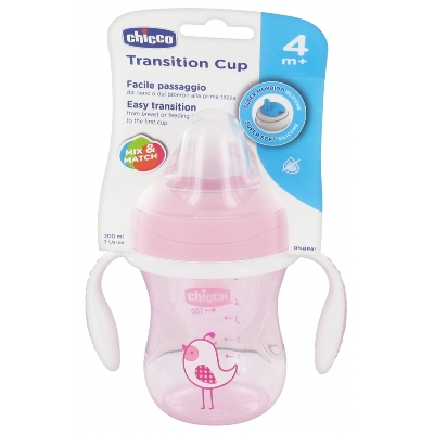 Chicco Transition 4m+ Pink 200 ml