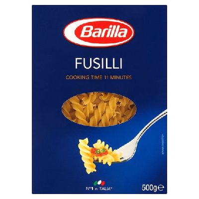 Barilla Fusilli 500 g Pâtes courtes