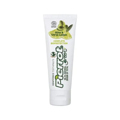 PIERROT DENTIFRICE ANTI CARIES A L'EXTRAIT D'OLIVE ET CITRON 75ML, Vue principale
